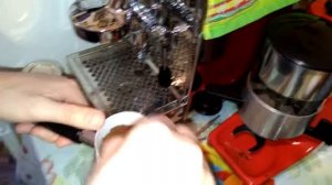 Bezzera Unica пролив в бездонном фильтре