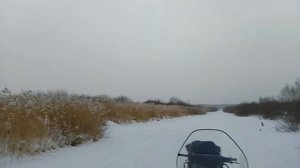 первый в этом году выезд на снежике.
