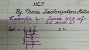 Class - 5(Math ) Chapter -3, HCF and LCM