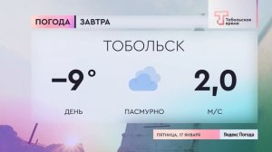 Прогноз погоды на 17 января