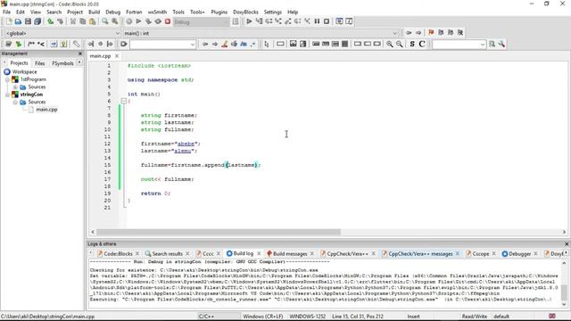 Lesson Seven- First mini project and c++ Strings In depth