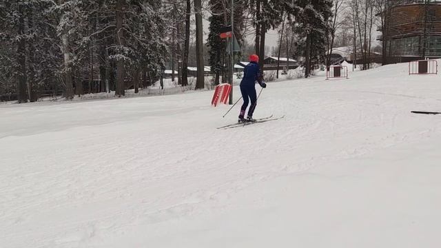 Прогресс конька через классику #лыжи смотреть онлайн