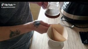 кофе в воронке