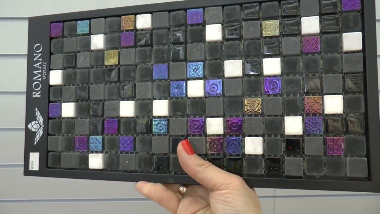 Мозаика из стекла и мрамора артикул 76246. Распродажа остатков смотреть онлайн