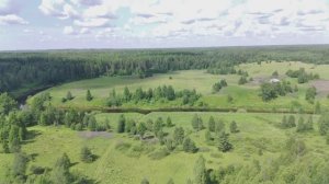 Путешествие и рыбалка на лесной реке Архангельской области.