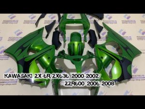 Kawasaki ZX-6R/ZX636 2000-2002/ZZR600 2006-2008 ||| мотопластик.рф