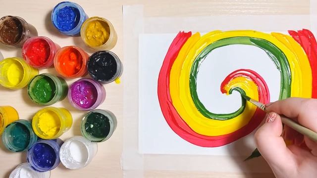 Рисуем волшебную РАДУГУ 3д объемная - урок рисования для детей смотреть онлайн
