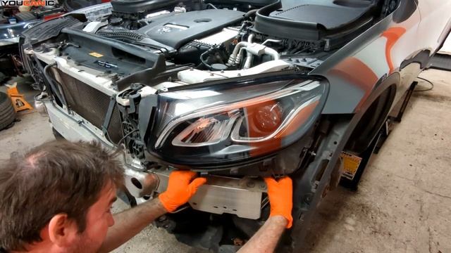 DIY Headlight Assembly Replacement for 2016-2022 Mercedes-Benz GLC (X253) смотреть онлайн