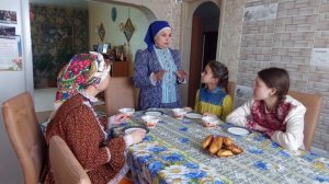 Перебери зерно.  Семья Федосеевых