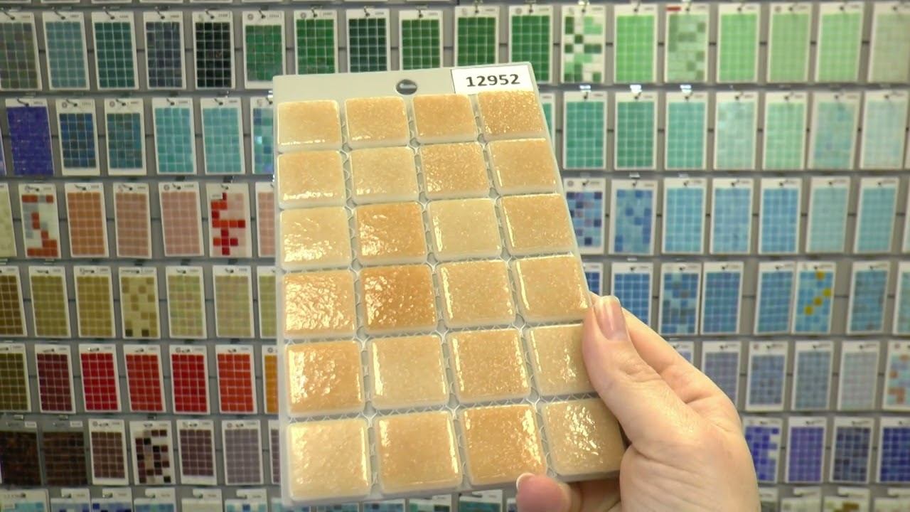 Противоскользящая стеклянная мозаика артикул 12952 смотреть онлайн