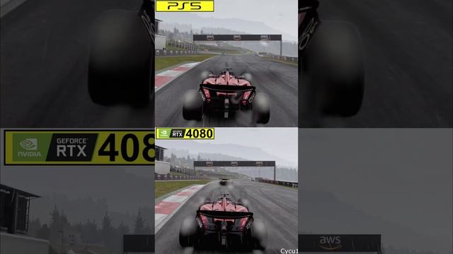 F1 24 PS5 vs PC RTX 4080 4K 60 FPS Ultra Graphics Comparison 2