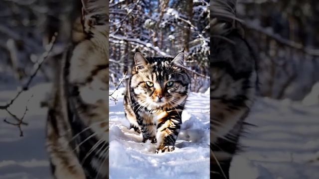 I Survived WINTER with ONLY Siberian and Forest Cats