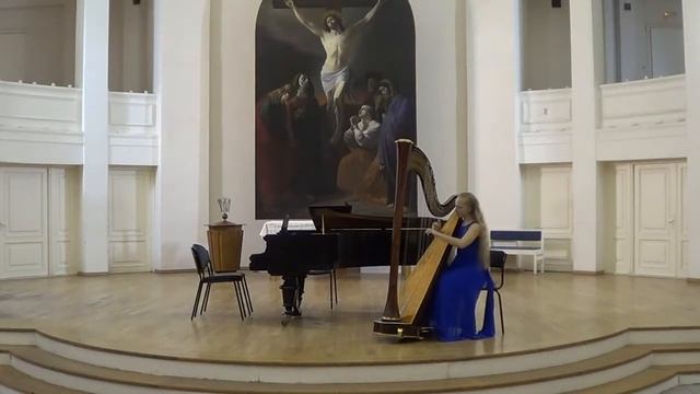 Ирина Карпова, арфа (Санкт Петербург). А Хассельманс. «Рождественская история»