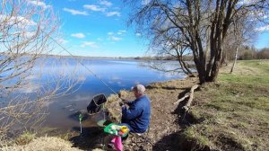 Весной на Рузе. Рыбалка на фидер.