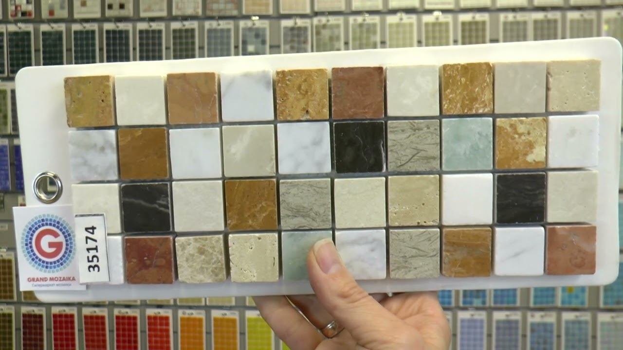 Мозаика из натурального камня артикул 35174 смотреть онлайн