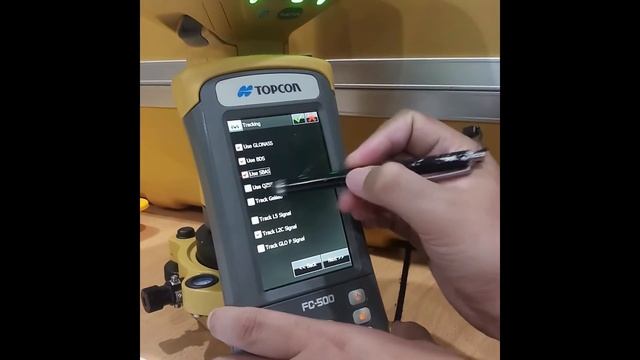 Tutorial Setting dan memulai Survei GNSS/GPS Metode Statik dengan Topcon GR-5 & Controller FC-500