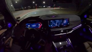 2024 BMW X5M Competition - POV Night Drive (Binaural Audio)