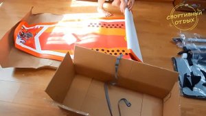 Распаковка САП доски Кои - SUP board Koi