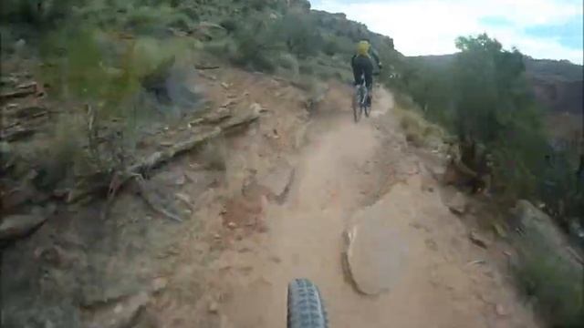 Whole Enchilada Downhill Mountain Biking Raw Edit Part 9 LPS to Porcupine Rim - Moab, Utah