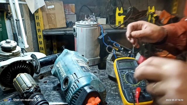 Как диагностировать якорь и статор электроинструмента. Быстрый способ диагностики статора смотреть онлайн