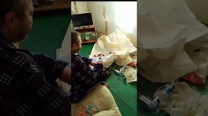 Юра непер празднует новый год