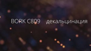 BORK C809 декальцинация -  очистка от накипи