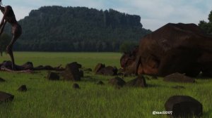 Indominus rex vs. T-rex vs. Siren head battle fight in Real life