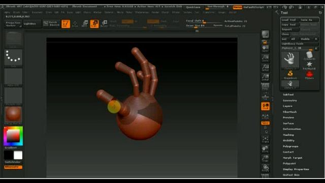 Zbrush как сделать кисть 2 (720p)