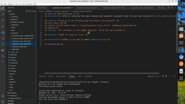 Password Reset in Django| 5 серия | Продвинутый курс Django Developer