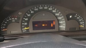 Как изменить время на Mercedes W203