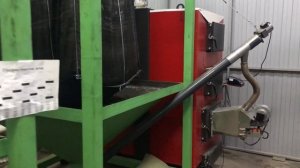 Отопление двумя котлами Драгон Авто 100 и пеллетными горелками Терминатор Керамик-100