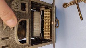 Музыкальная Сигаретница СССР, 1970 ГГ. Вечерноий звон на 40 сигарет.