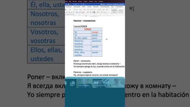 ИСПАНСКИЕ ГЛАГОЛЫ HACERSE, VOLVERSE, PONERSE!
