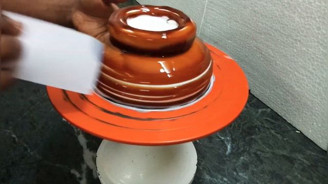 Basic new simple cake design -18 [matka and flute design cake  ]