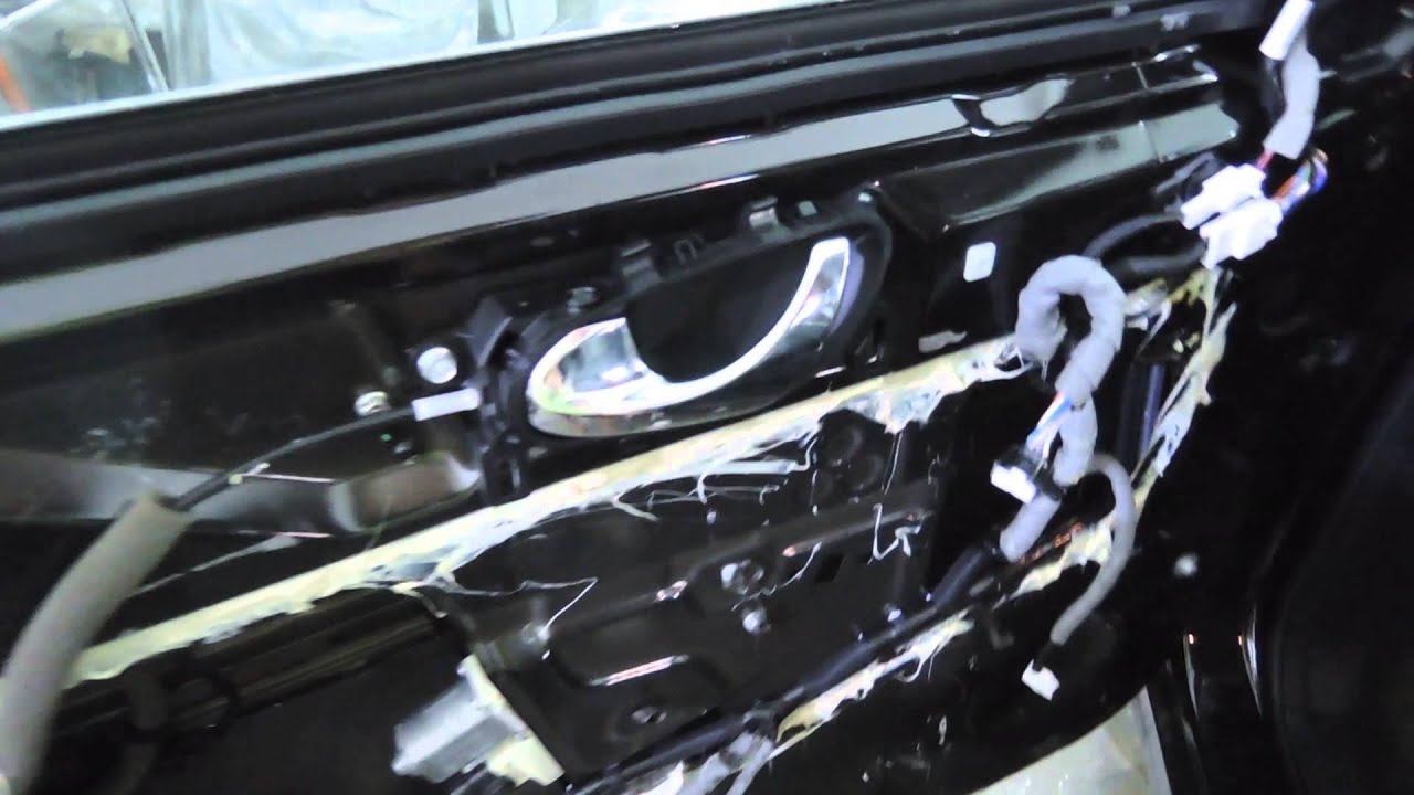 Переделка шумоизоляции дверей Nissan Qashqai new в ANTI-SHUM.RU - часть 2