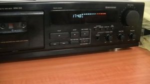 Denon DRM-550 Cassette Deck Demo