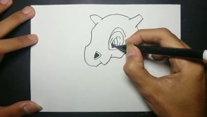 How to Draw Cubone from Pokemon