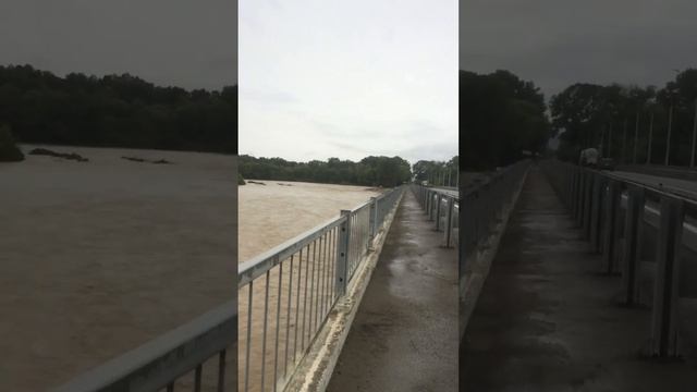 Река Лаба в Лабинске,12 июня