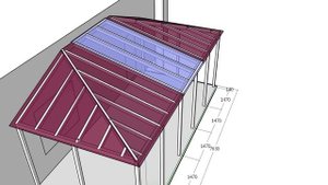8201 Вальмовый навес
