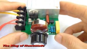 How To Make Dimmer Circuit 4000W Triac BTA41 600