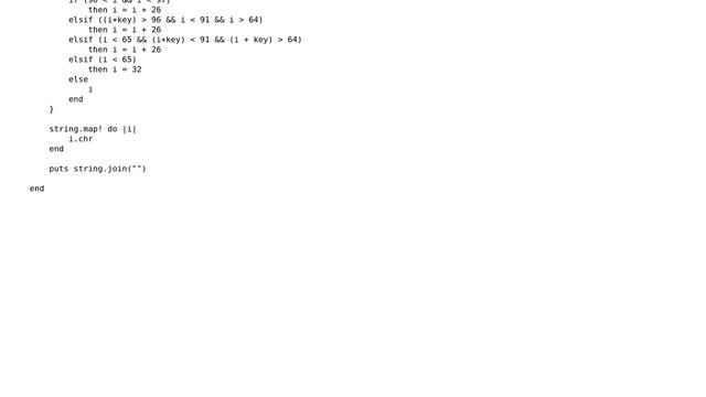 Code Review: Caesar Cipher encryptor using ASCII