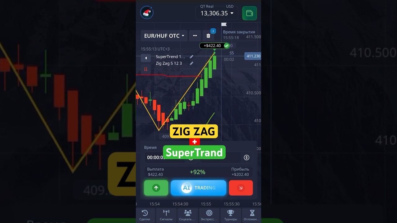 +800$ за 40 секунд — Реально✅ Жду двойной сигнал  #binaryoptions