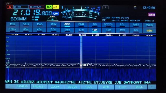 Morse Cord CONTEST:2023 CQAA CW Wolf Transciver,4 Band End_Feed listenning. смотреть онлайн