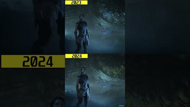 Senua's_Saga：_Hellblade_II_2021_vs_2023_vs_2024_Early_Graphics_Comparison