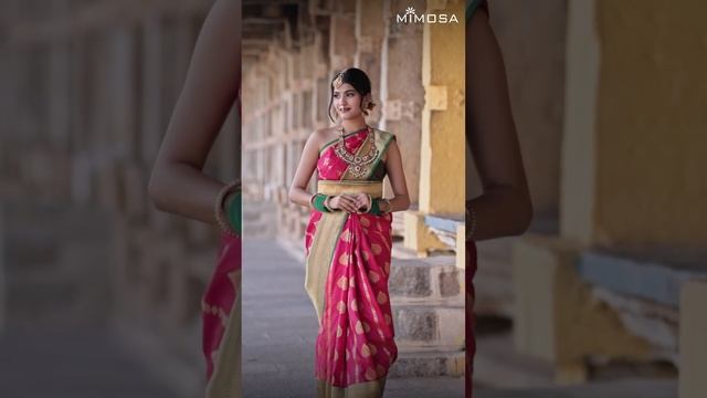 Adorn tradition with grace, embrace the timeless allure of Mimosa sarees. #festivewearsaree #saree смотреть онлайн