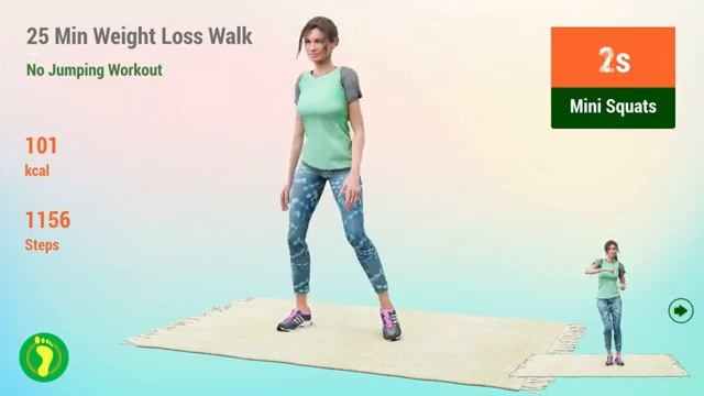 25-минутная кардиотренировка без прыжков!