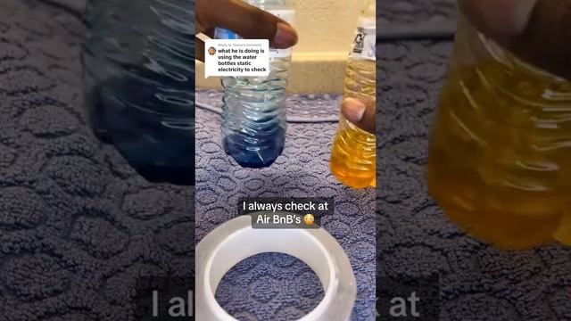 Double static electricity bottle method for checking the vents at the Air BnB’s ( Asmr ) смотреть онлайн