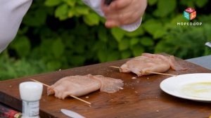 Командорский кальмар на гриле с начинкой. Рецепт приготовления на мангале.  | Шеф-повар Сергей Лигай