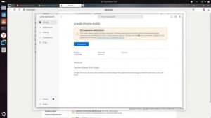 Установка браузера Google Chrome на Ubuntu без использования терминала