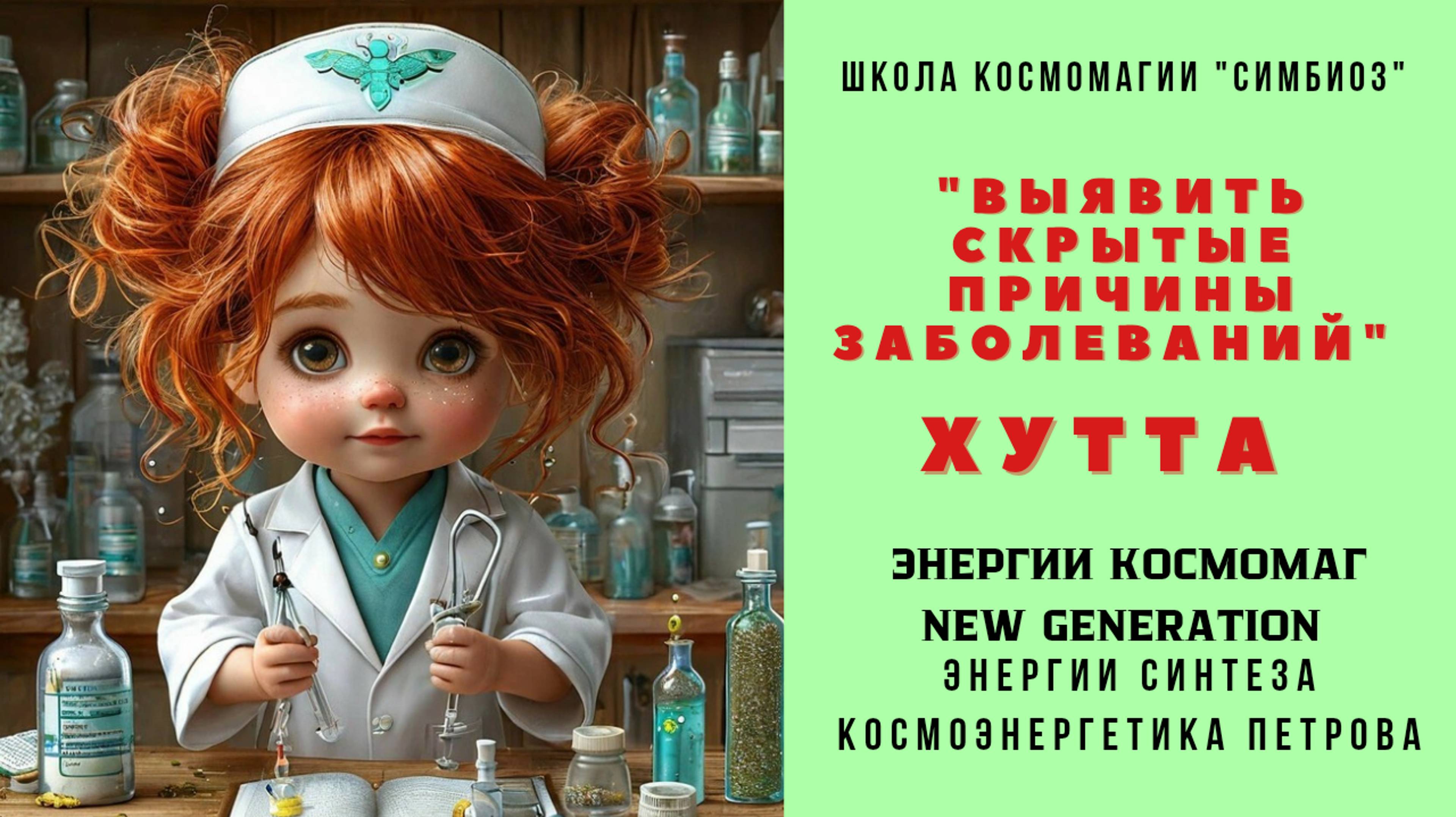 КОСМОЭНЕРГЕТИКА. Хутта Канал «Скрытые причины заболеваний»